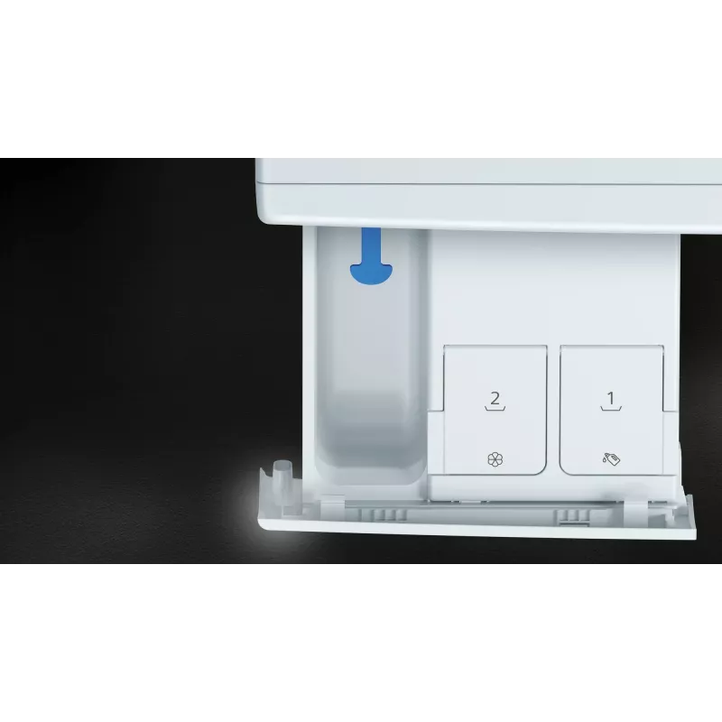 Pralka Siemens iQ500 WG44G2F22 ładowana od przodu 9 kg 1351 obr./min Czarny, Biały