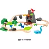 Zestaw kolejowy Ravensburger Dinosaur Deluxe Set BRIO World 63610400 z funkcjami interaktywnymi