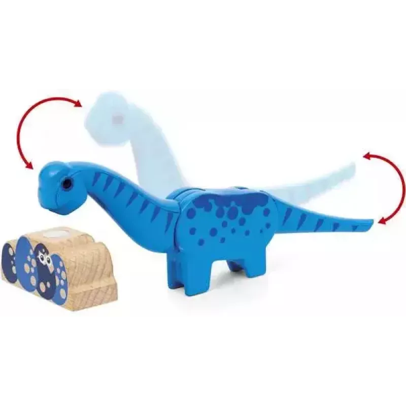 Train BRIO Dinosaur Battery Train wielokolorowy drewno 3+
