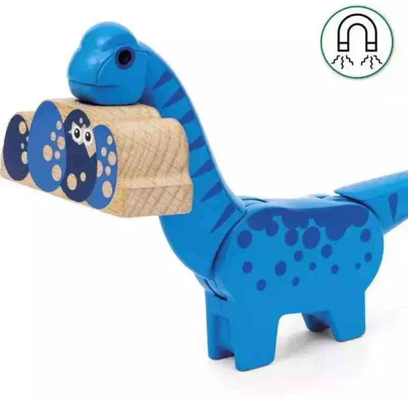 Train BRIO Dinosaur Battery Train wielokolorowy drewno 3+