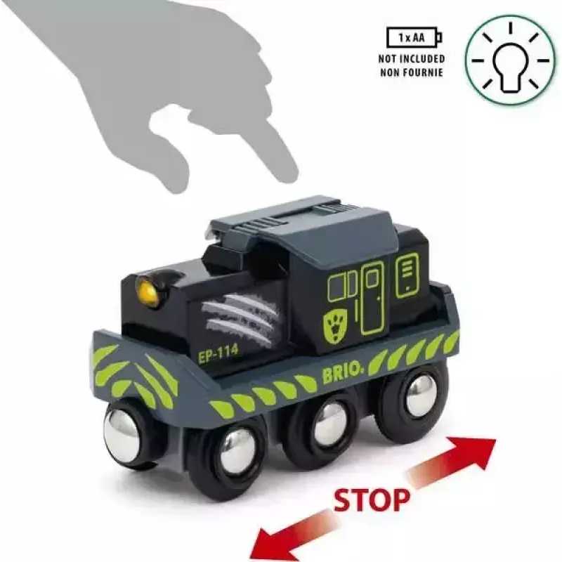 Train BRIO Dinosaur Battery Train wielokolorowy drewno 3+