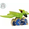Train BRIO Dinosaur Battery Train wielokolorowy drewno 3+
