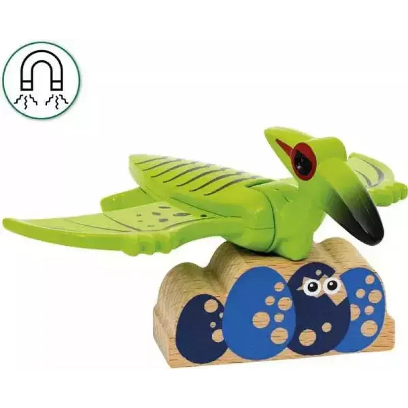 Train BRIO Dinosaur Battery Train wielokolorowy drewno 3+