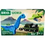 Train BRIO Dinosaur Battery Train wielokolorowy drewno 3+