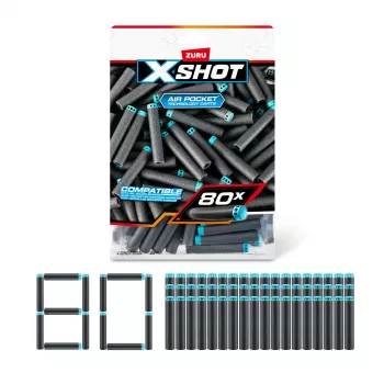 XSHOT Excel Darts Refill Pack (80 Darts) ZURU