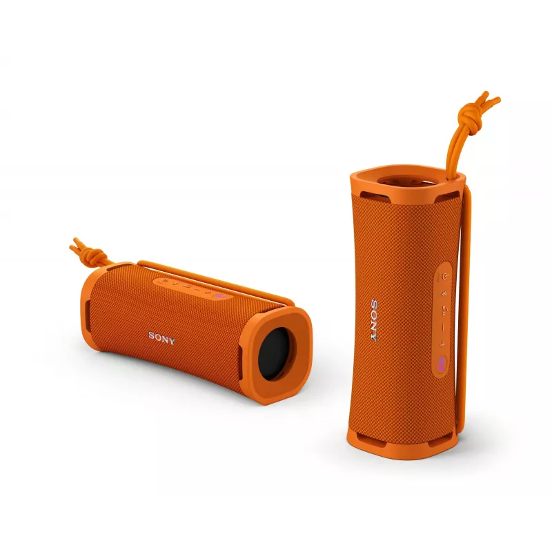 Przenośny głośnik Bluetooth Sony ULT FIELD 1 — Konstrukcja mono rura, 30 W RMS (20 W woofer + 10 W tweeter), IP67, 12 godz. bateria, Bluetooth 30 m, czarny
