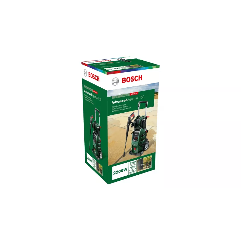 Myjka ciśnieniowa Bosch AdvancedAquatak 150 Pionowa Elektryczna 510 l/h 2200 W Czarny, Zielony