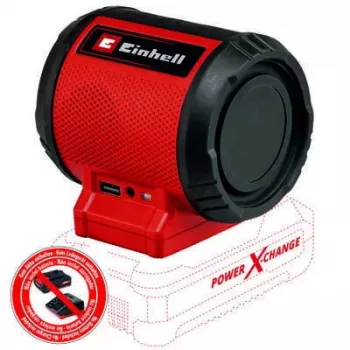 Głośnik przenośny Einhell TC-SR 18 Li BT - Solo Czarny, Czerwony