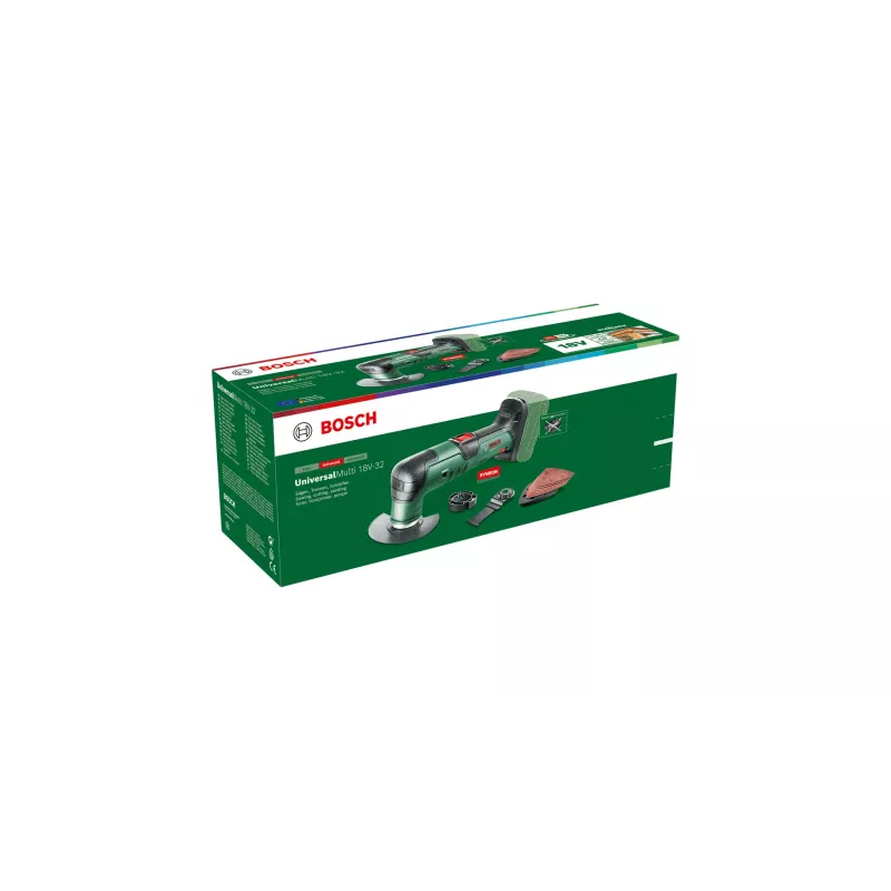 Bosch UniversalMulti 18V-32 Czarny, Zielony 19000 OPM