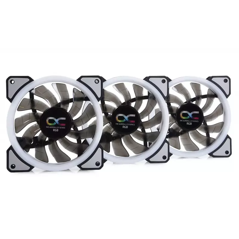 Wentylator Alphacool Eiszyklon Aurora LUX Digital RGB 12 cm Przezroczysty