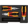 Zestaw szczypiec Bosch VDE Professional 3-częściowy, izolowany czerwony/żółty, model 1600A02NG0