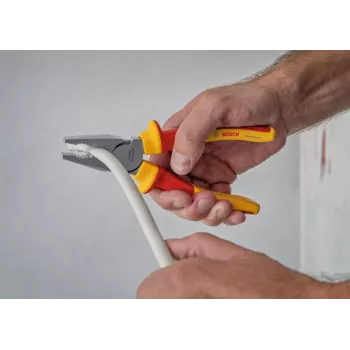 Zestaw szczypiec Bosch VDE Professional 3-częściowy, izolowany czerwony/żółty, model 1600A02NG0
