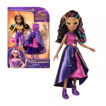 Lalka modowa Spinmaster Unicorn Academy Sophia Masquerade 241 mm Wielokolorowa