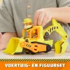 Bulldozer toy Spinmaster Rubble’s Bulldozer – plastikowa konstrukcja, dla dzieci od 3 lat, czarny/pomarańczowy/żółty
