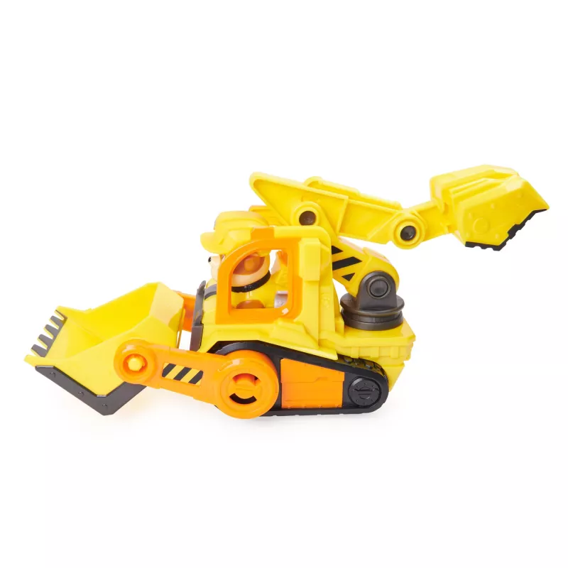 Bulldozer toy Spinmaster Rubble’s Bulldozer – plastikowa konstrukcja, dla dzieci od 3 lat, czarny/pomarańczowy/żółty