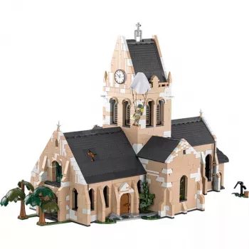 Klocki konstrukcyjne Cobi Kościół Sainte-Mère-Église 2280 elementów 10 lat