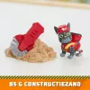Rubble & Crew, Figurki akcji Charger i Wheeler, z piaskiem Kinetic Build-It i 2 narzędziami budowlanymi, zabawki PAW Patrol dla chłopców i dziewczynek od 3 lat