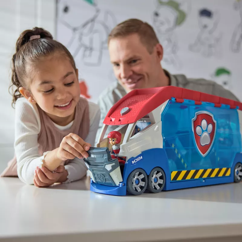 Zestaw pojazdów Spinmaster PAW Patrol Launche & Rescue Patroller, plastikowy, wielokolorowy, dla dzieci od 3 lat
