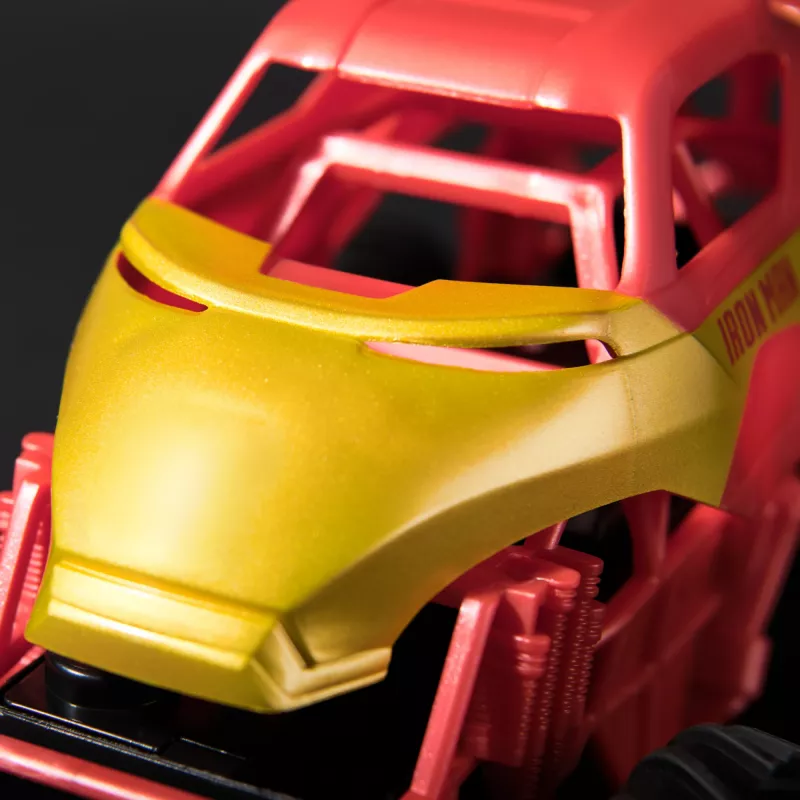 Monster Jam, Marvel Iron Man RC Monster Truck, skala 1:24, zabawki dla chłopców i dziewczynek od 3 lat