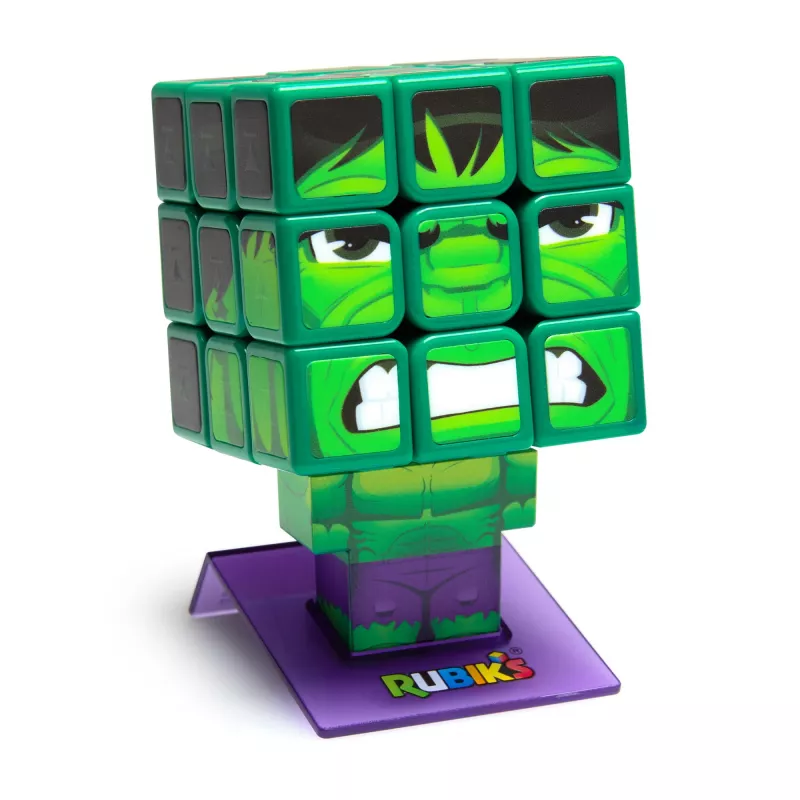 Spin Master Rubik's - Cubers 3x3 Hulk, gra zręcznościowa