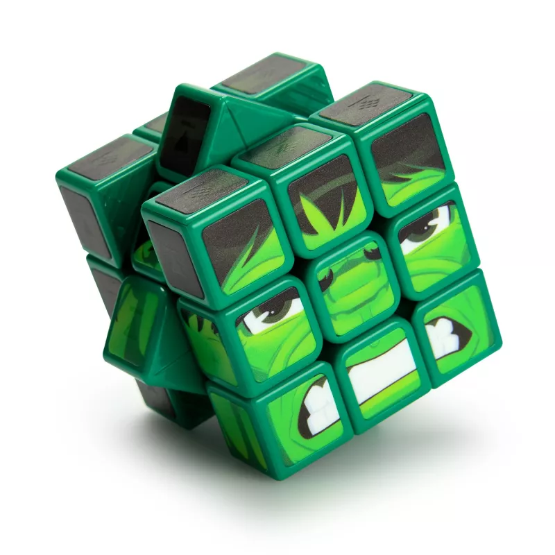 Spin Master Rubik's - Cubers 3x3 Hulk, gra zręcznościowa