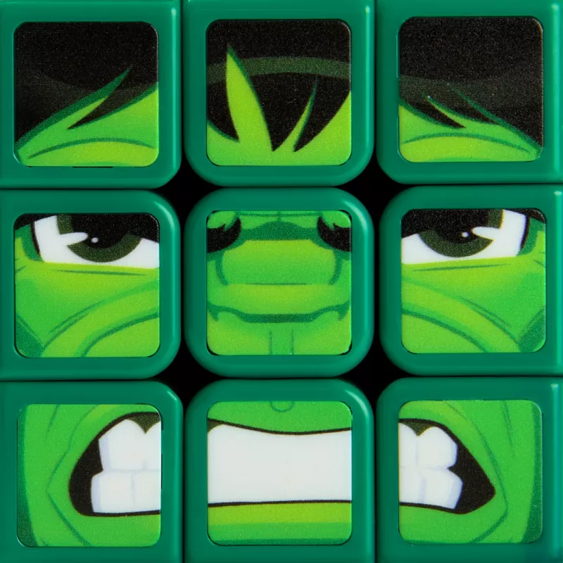 Spin Master Rubik's - Cubers 3x3 Hulk, gra zręcznościowa