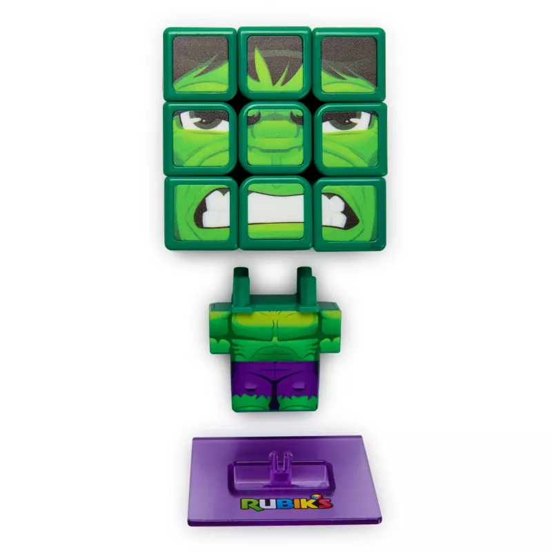 Spin Master Rubik's - Cubers 3x3 Hulk, gra zręcznościowa