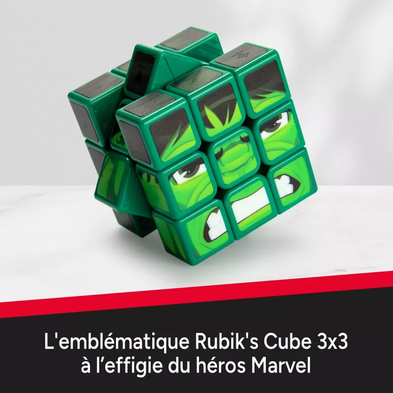 Spin Master Rubik's - Cubers 3x3 Hulk, gra zręcznościowa