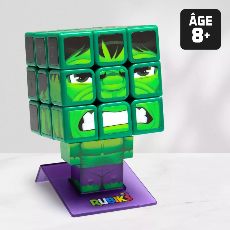 Spin Master Rubik's - Cubers 3x3 Hulk, gra zręcznościowa
