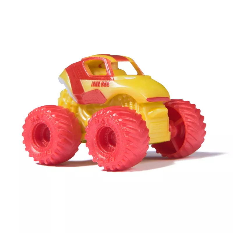 Monster Jam, Marvel Mini Monster Truck 3-Pack, Czarny Panther, Captain America, Iron Man - metalowe ciężarówki Monster Truck, skala 1:87, zabawki dla chłopców od 3 lat