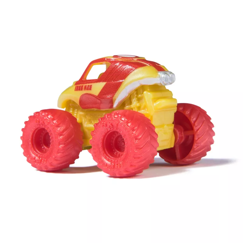 Monster Jam, Marvel Mini Monster Truck 3-Pack, Czarny Panther, Captain America, Iron Man - metalowe ciężarówki Monster Truck, skala 1:87, zabawki dla chłopców od 3 lat