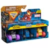 Monster Jam, Marvel Mini Monster Truck 3-Pack, Czarny Panther, Captain America, Iron Man - metalowe ciężarówki Monster Truck, skala 1:87, zabawki dla chłopców od 3 lat