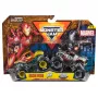 Monster Jam , Marvel Oficjalny Iron Man Vs. War Machine Die-Cast Monster Trucks, skala 1:64, zabawki dla dzieci dla chłopców i dziewczynek od 3 lat