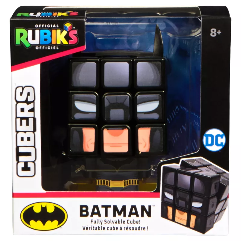 Układanka 3x3 Rubik's Cube spinmaster — wzór Batman