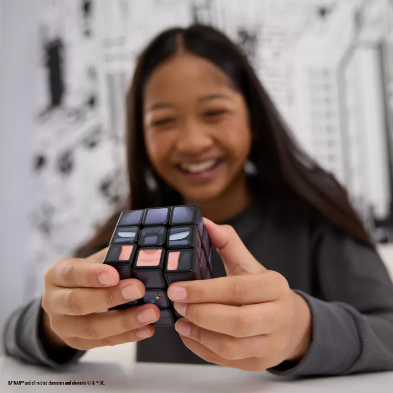 Układanka 3x3 Rubik's Cube spinmaster — wzór Batman