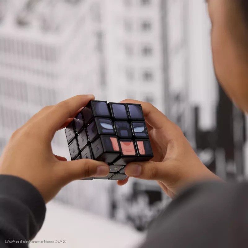 Układanka 3x3 Rubik's Cube spinmaster — wzór Batman
