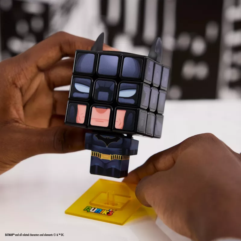 Układanka 3x3 Rubik's Cube spinmaster — wzór Batman