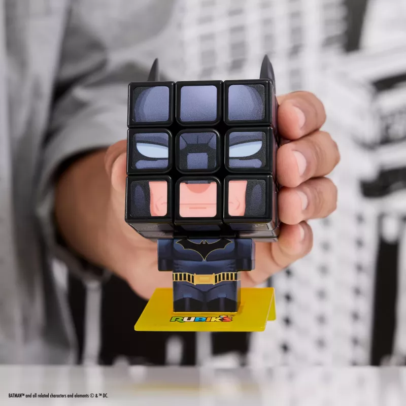 Układanka 3x3 Rubik's Cube spinmaster — wzór Batman