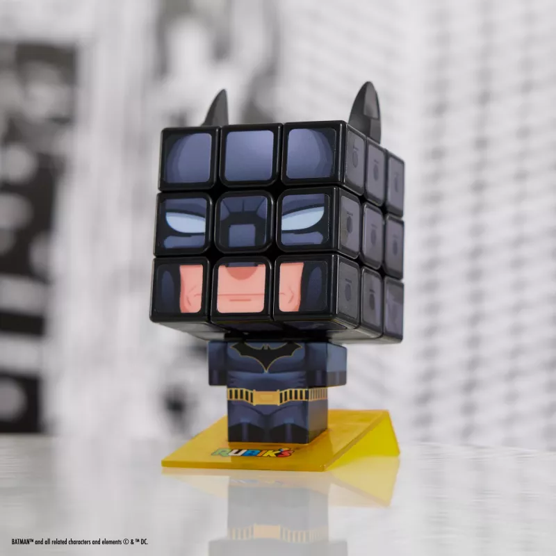 Układanka 3x3 Rubik's Cube spinmaster — wzór Batman