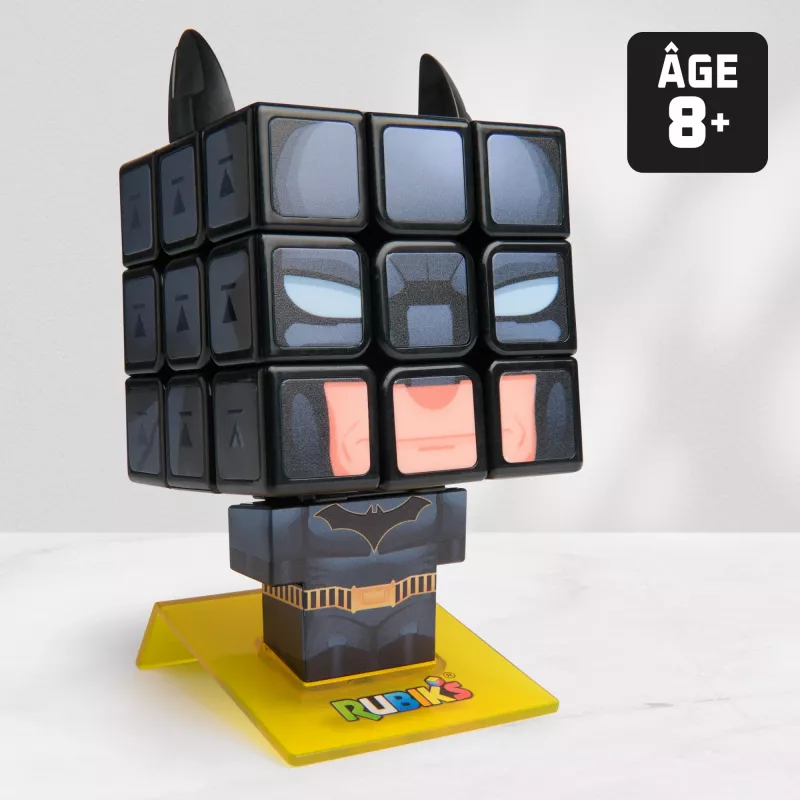 Układanka 3x3 Rubik's Cube spinmaster — wzór Batman