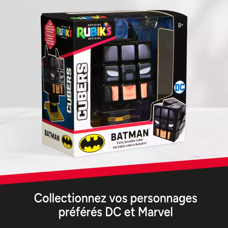 Układanka 3x3 Rubik's Cube spinmaster — wzór Batman