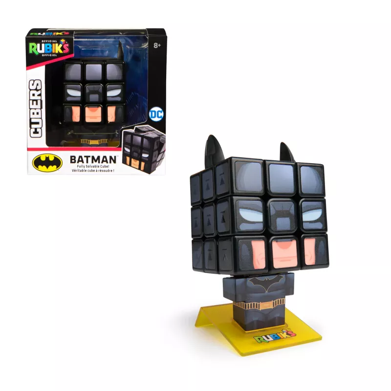 Układanka 3x3 Rubik's Cube spinmaster — wzór Batman