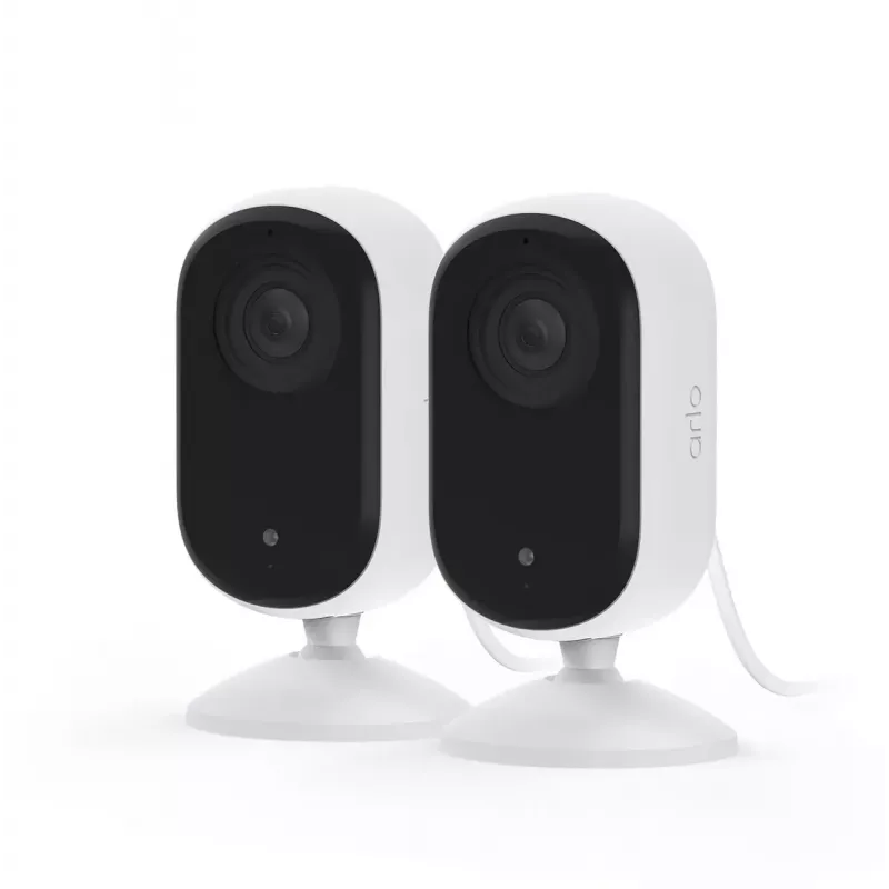 IP kamera bezpieczeństwa Arlo Essential 2K Indoor Security Camera 2-pack Wireless Indoor