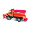Ciężarówka BRUDER MB Unimog, konstrukcja ABS, zalecany wiek 4+