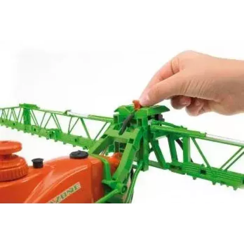 Akcesorium do modelu w skali BRUDER Amazone UX 5200 — plastikowa część w kolorze zielonym i pomarańczowym
