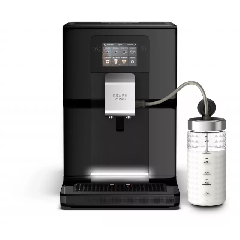 Krups Intuition Preference EA8738 w pełni automatyczny ekspres do kawy, 3 l, czarny