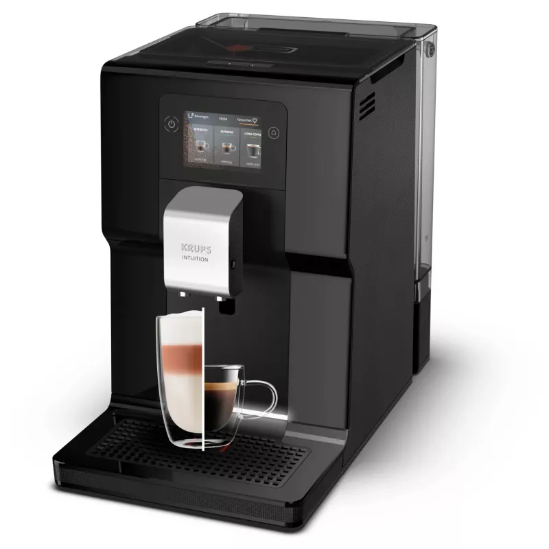 Krups Intuition Preference EA8738 w pełni automatyczny ekspres do kawy, 3 l, czarny