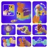 Zestaw konstrukcyjny MEGA BLOKS Move 'n Groove Caterpillar od MATTEL — 30 elementów, plastik, wielokolorowy, wiek 1+