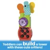 Zestaw konstrukcyjny MEGA BLOKS Move 'n Groove Caterpillar od MATTEL — 30 elementów, plastik, wielokolorowy, wiek 1+