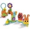 Zestaw konstrukcyjny MEGA BLOKS Move 'n Groove Caterpillar od MATTEL — 30 elementów, plastik, wielokolorowy, wiek 1+